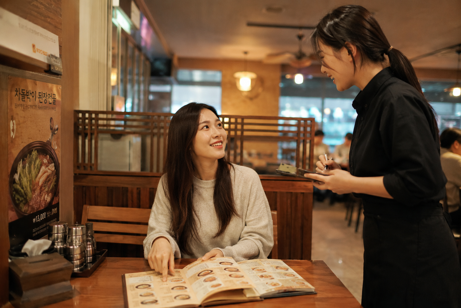 Korean Restaurant Phrases You Actually Need (Ordering, Refills, the Bill)